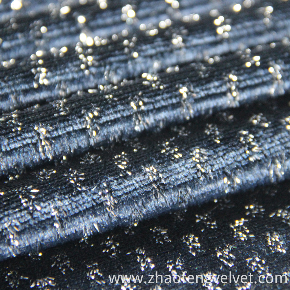 Silver Metal Velvet Dot